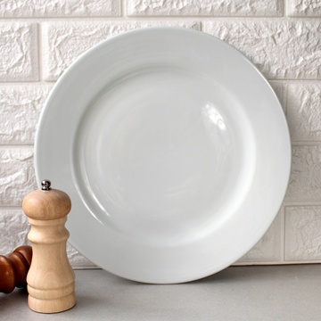 Большая круглая тарелка для нарезки с бортами Kutahya Porselen FRIG 30 см Kutahya Porselen