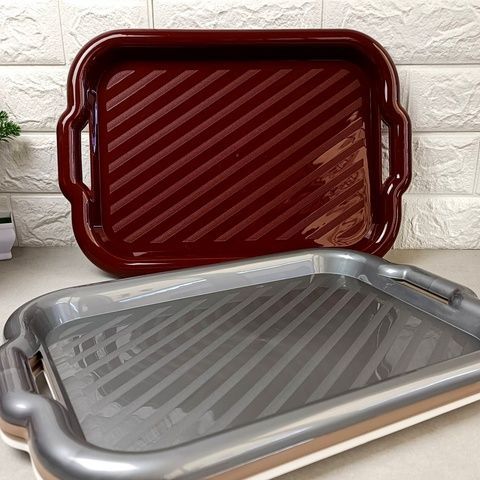 Большой пластиковый поднос с ручками 53*37 см, Польша Darcoplast