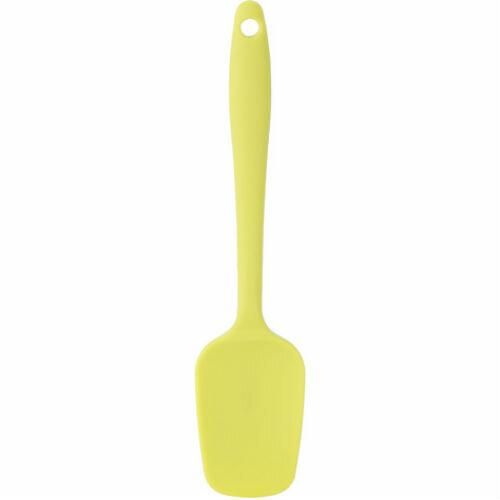 Жёлтая силиконовая кухонная лопатка 27 см Hell