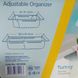 Навісний розсувний пластиковий органайзер у холодильник 38,5 х 19 х 8 см, UR-3335
