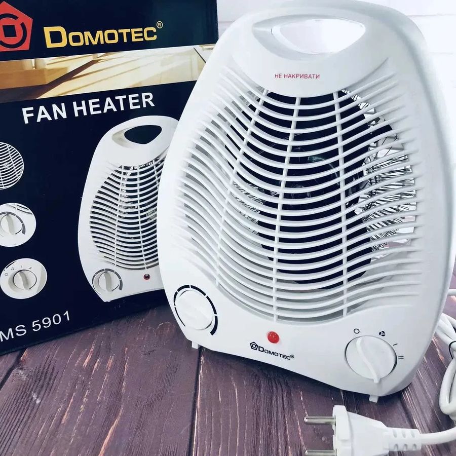Тепловентилятор - дуйка Domotec MS-5901 2000 Вт / Обогреватель электрический Domotec