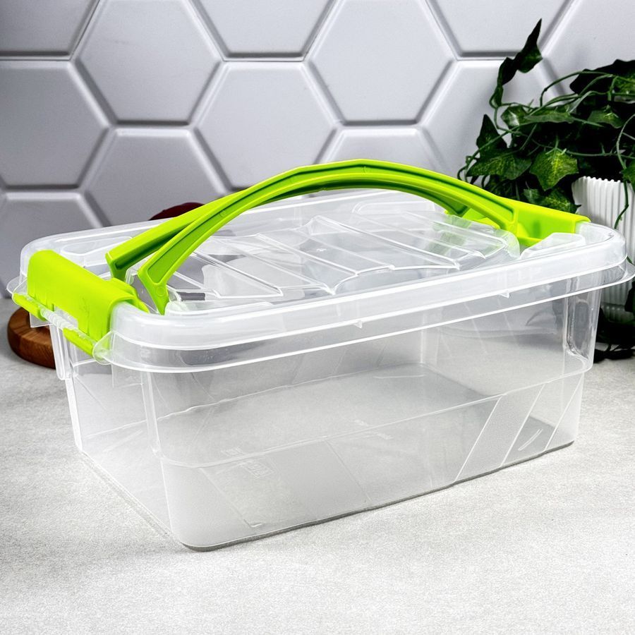 Контейнер пищевой 5,7 л с ручкой Handy Box ALPLASTIK