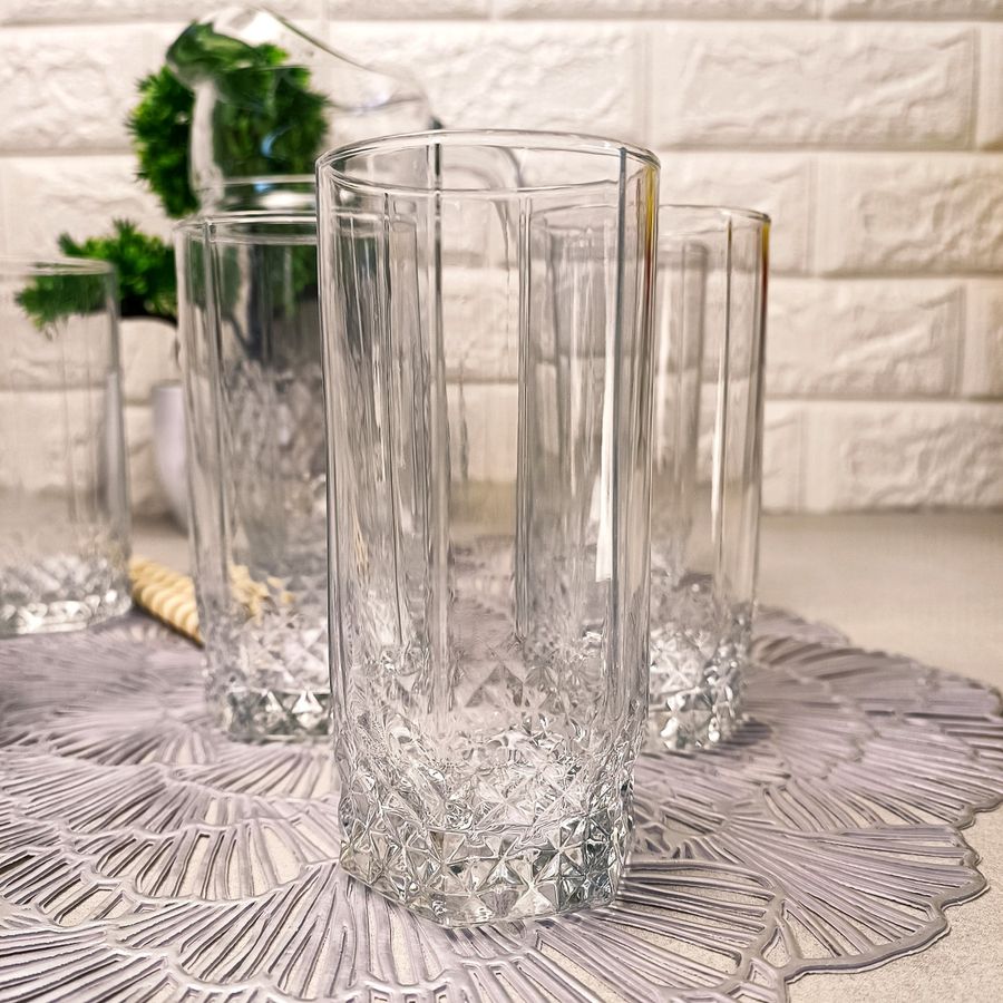 Набор стаканов из прозрачного стекла Pasabahce Вальс 300мл*6шт Pasabahce