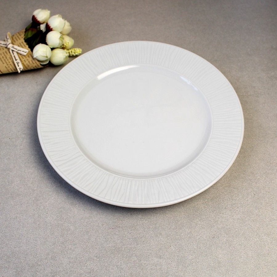 Белая фарфоровая тарелка персональная Kutahya Porselen Emotion 200 мм (EM2020) Kutahya Porselen