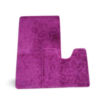 Набір лілових килимків для ванної та туалетної кімнати CLASSIC 60*100см D.Lilac 185 Banyolin Banyolin