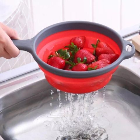 Дуршлаг силиконовый складной 20 см Plastar Pak