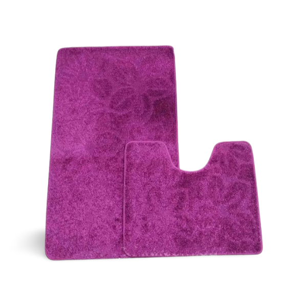 Набор лиловых ковриков для ванной и туалетной комнаты CLASSIC 60*100см D.Lilac 185 Banyolin Banyolin