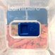 Пищевой контейнер квадратный Luminarc Pure box 760мл с голубой крышкой