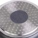 Велика диво-каструля з антипригарним гранітним покриттям 6.5 л для всіх типів плит Kamille
