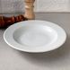 Белая глубокая фарфоровая тарелка Kutahya Porselen Emotion 220 мм (EM2122)