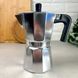 Кофеварка гейзерная из алюминия на 6 чашек кофе, 2082 А-П