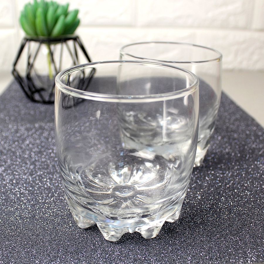 Маленькі скляні стакани в наборі Pasabahce Сільвана 6 шт 200 мл (42414) Pasabahce
