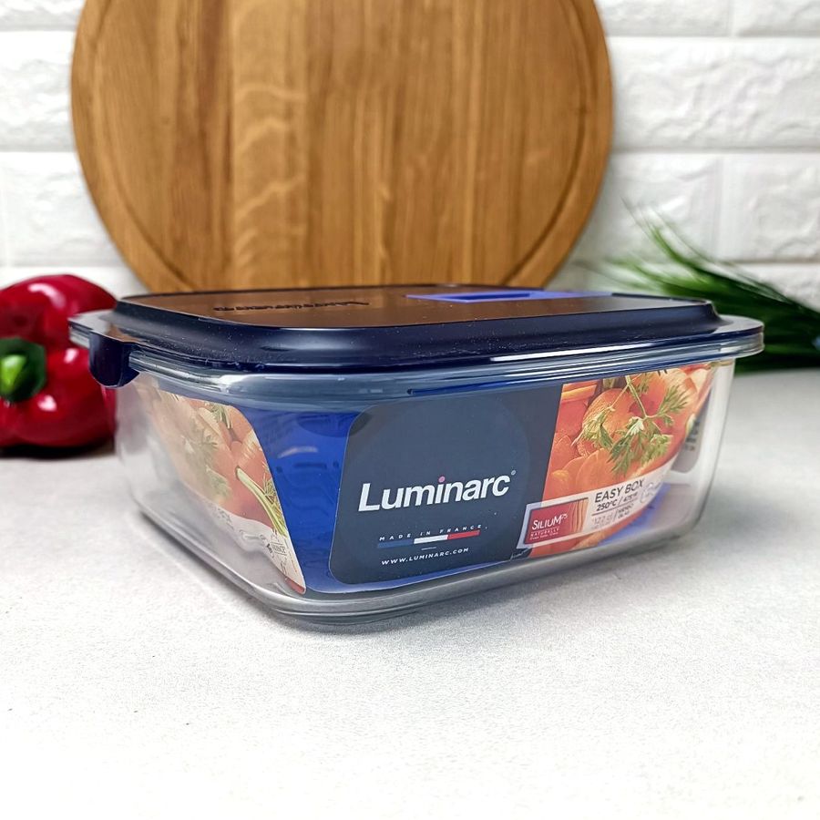 Стеклянный контейнер для пищевых продуктов 1220 мл Luminarc Easy Box Luminarc