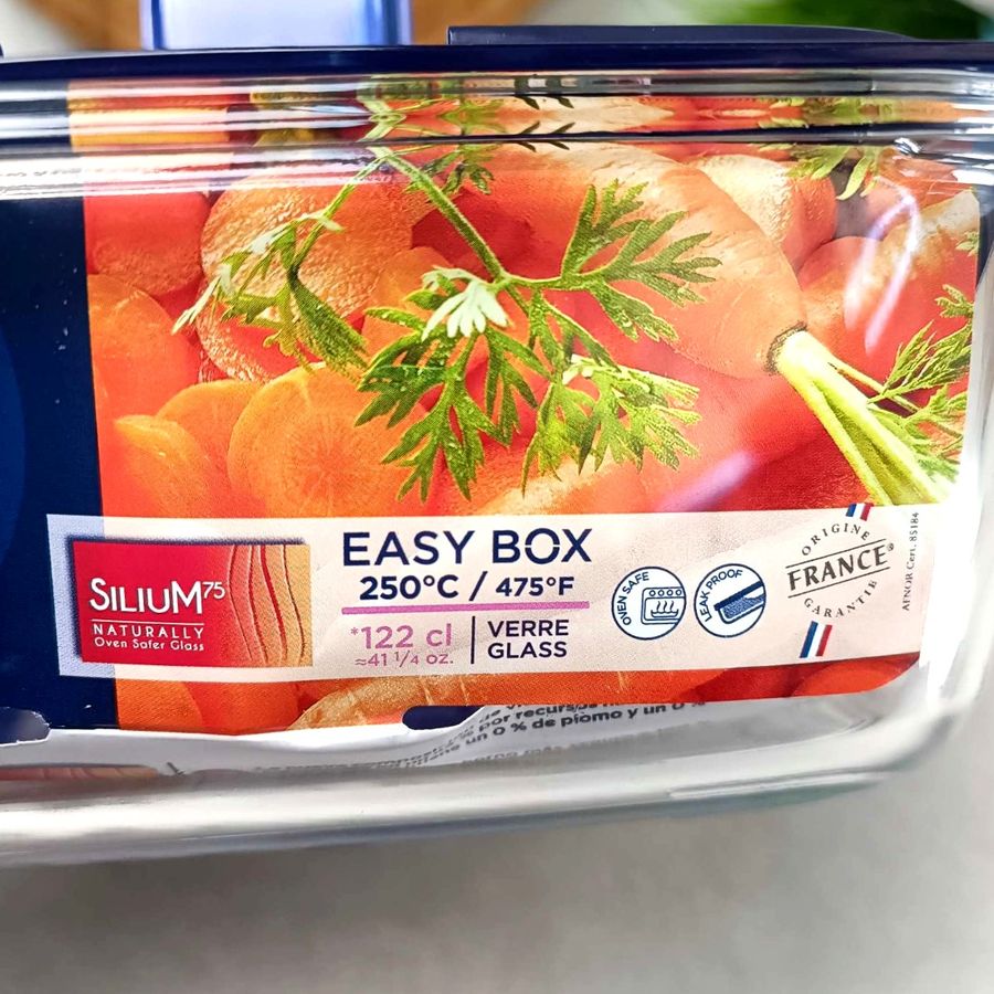 Скляний контейнер для харчових продуктів 1220 мл Luminarc Easy Box Luminarc