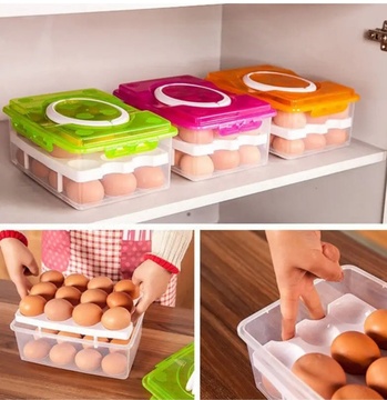 Пластиковий лоток для зберігання та транспортування яєць 24 осередки Violet