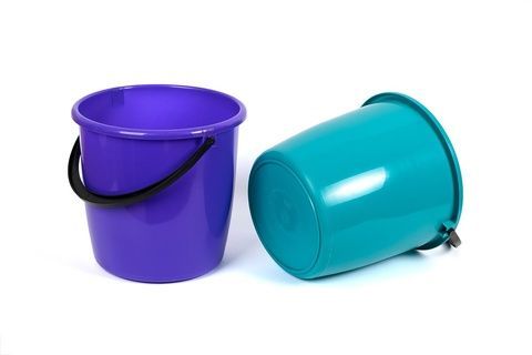 Кругле пластикове відро для харчових продуктів 6л без кришки Мед