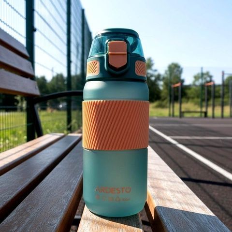 Пляшка для води 600 мл зелена ARDESTO Spring Ardesto