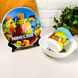 Набор посуды для детей 3 предмета Minecraft (Майнкрафт), детская посуда Стеклокерамика