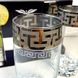 Набір склянок для соку із золотою облямівкою 390 мл 6шт "Грецький візерунок" (GE03-812)