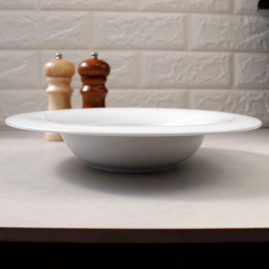 Белая тарелка для пасты и ризотто 27 см Lubiana Royal Lubiana