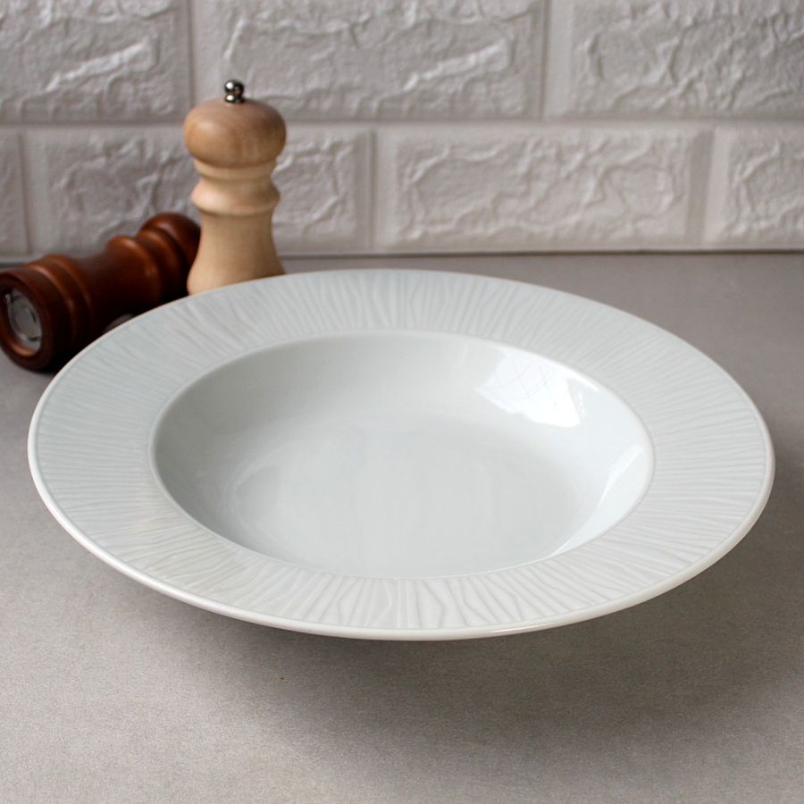Белая глубокая большая тарелка Kutahya Porselen Emotion 300 мм (EM2130) Kutahya Porselen