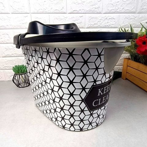 Пластиковое ведро 13л с насадкой для отжима швабры-лентяйки, Keep-Clean 381 Elif Elif Plastik
