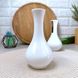 Маленькая белая фарфоровая ваза для цветов ARDESTO Imola, 15х8 cm
