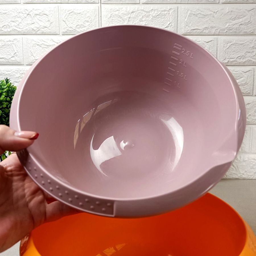 Пластиковая кухонная миска для миксера 2.75 л Алеана