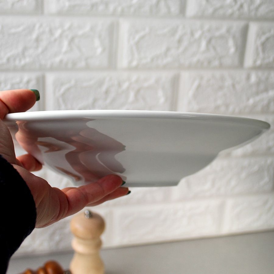 Белая тарелка для пасты и спагетти Kutahya Porselen Emotion 270 мм (EM21327) Kutahya Porselen