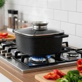 Каструля квадратна з антипригарним покриттям MARBLE 2,8 л GT-250420 GUSTO