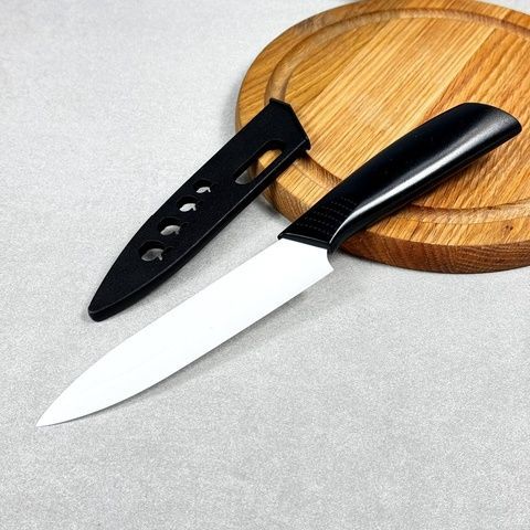 Керамічний універсальний ніж 125 мм із чохлом GK-4703 White RINGEL