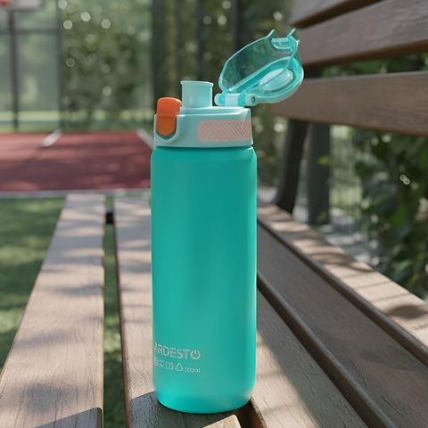 Пляшка для води 800 мл блакитна ARDESTO Matte Ardesto