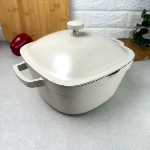 Кастрюля 4.9 л Бежевый Алюминий для всех видов плит Panna PEPPER