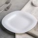 Квадратная белая тарелка из стеклокерамики Luminarc Carine White 190 мм (L4454)