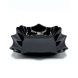 Чёрная суповая тарелка с волнистыми краями Luminarc Authentic Black