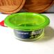Пищевой контейнер круглый стеклянный Luminarc Keep'n'box 670 мл зелёный (p4527)