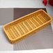 Плетена корзинка для подачі столових приборів коричнева з ПВХ HLS