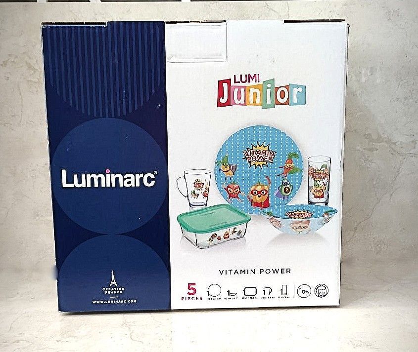 Дитячий набір столового посуду Luminarc Vitamin Power з 5 предметів (P7869) Luminarc