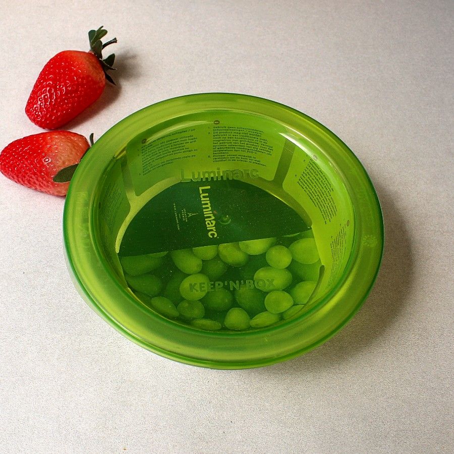 Пищевой контейнер круглый стеклянный Luminarc Keep'n'box 670 мл зелёный (p4527) Luminarc
