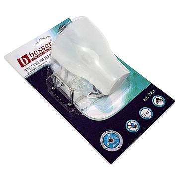 Пластиковый стакан-подставка для зубных щёток на присоске Besser