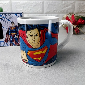 Подарочная детская чашка 240 мл для мальчиков Супермен в подарочной упаковке Hell