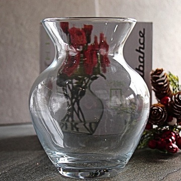 Скляна ваза фігурної форми Ботаніка 26 см (43206) Pasabahce