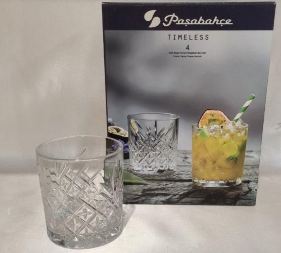 Набір низьких склянок для віскі Pasabahce Timeless 345 мл 4 шт (52790) Pasabahce
