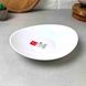 Белая овальная тарелка для пасты Bormioli Prometeo 23*20 см, ресторанная посуда