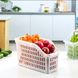 Пластиковий вузький лоток-органайзер для овочів та фруктів у холодильник 4,3л BA 685 Plast ART Irak