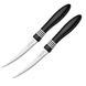 Набір вузьких чорних ножів для томатів Tramontina Cor&Cor 102мм 2шт (23462/204)