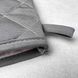 Сіра тканинна рукавичка-прихватка для гарячого