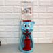 Детский голубой диспенсер для воды Мишка с бутылем и стаканом 2 л
