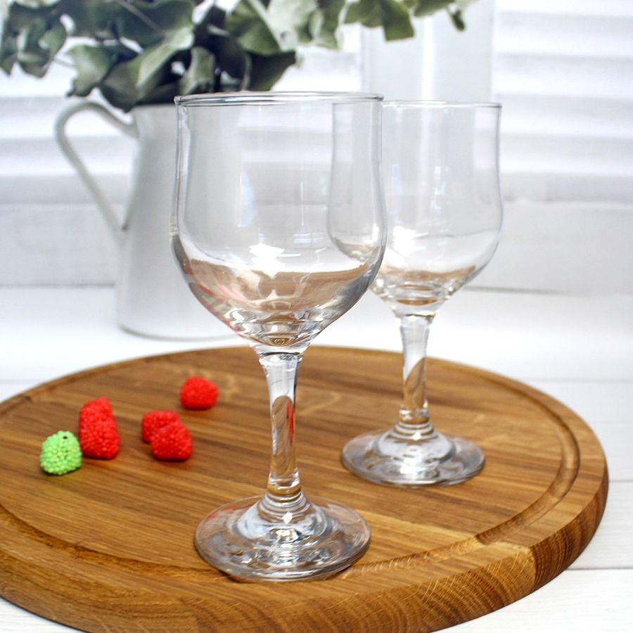 Набор бокалов для вина стеклянный Pasabahce Тулип 240 мл (44163) Pasabahce