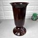 Универсальная напольная пластиковая ваза 29см коричневого цвета Флора Алеана